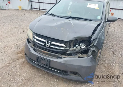 2015 Honda Odyssey Ex-L из США, поврежденный, VIN 5FNRL5H66FB015844